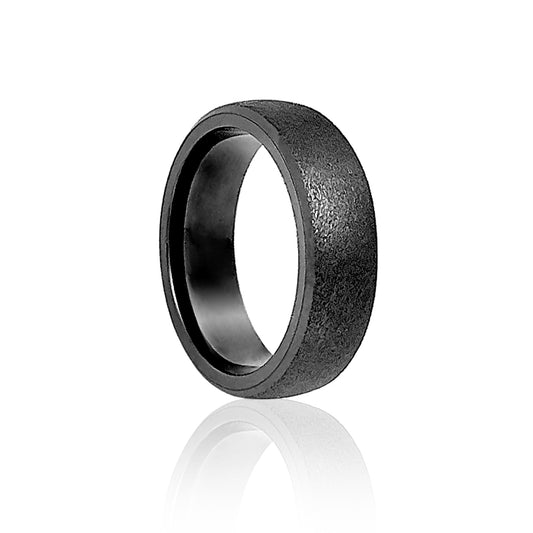 Anello Nero Satinato