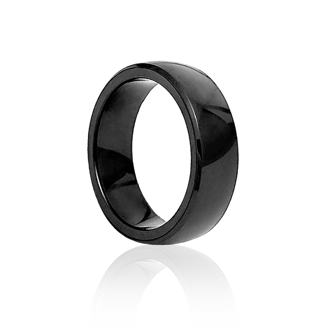 Anello Nero Lucido